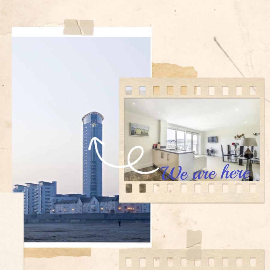 Beach On The Doorstep Meridian Tower Marina Swansea Apartment ภายนอก รูปภาพ